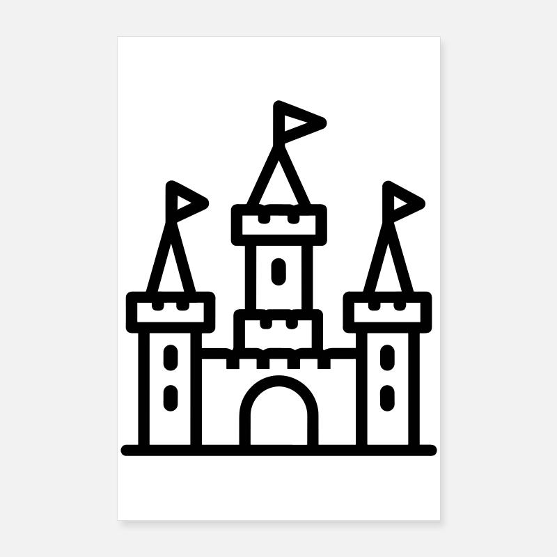 castle Poster 24" x 35" (60x90 cm)