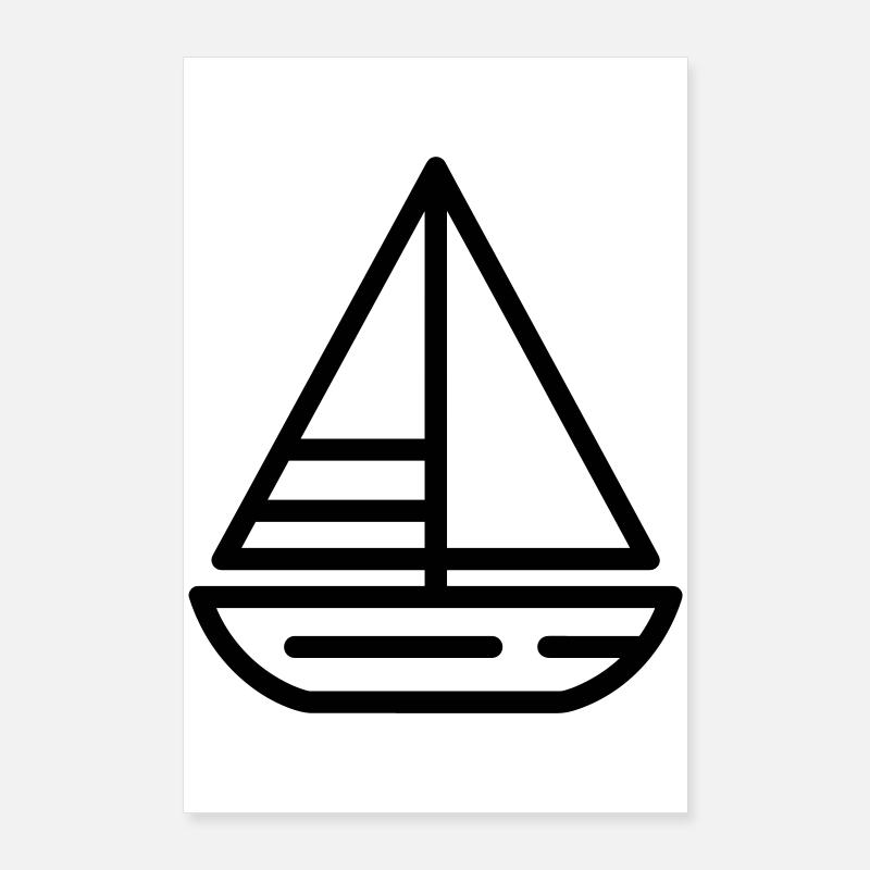 voilier Poster 60 x 90 cm