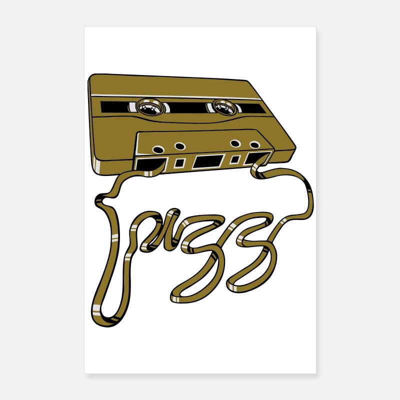 Cassette jazz flex Poster 24" x 35" (60x90 cm)