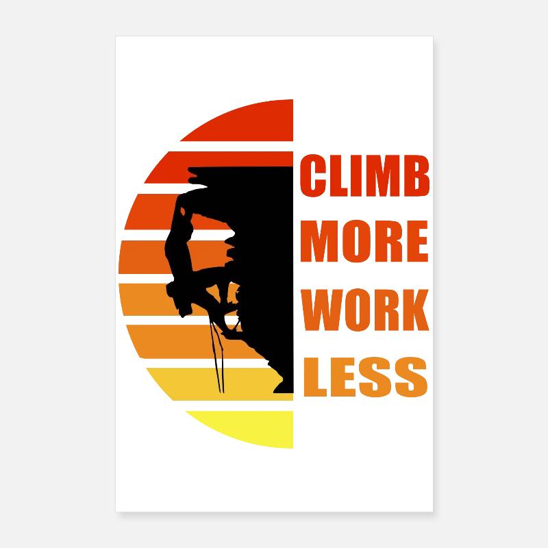 Devis d’escalade Poster 60 x 90 cm