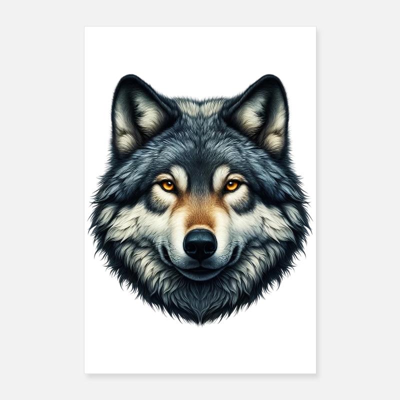 Wolf Poster 60x90 cm