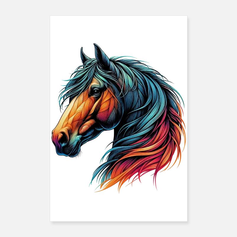 Cheval Poster 60 x 90 cm