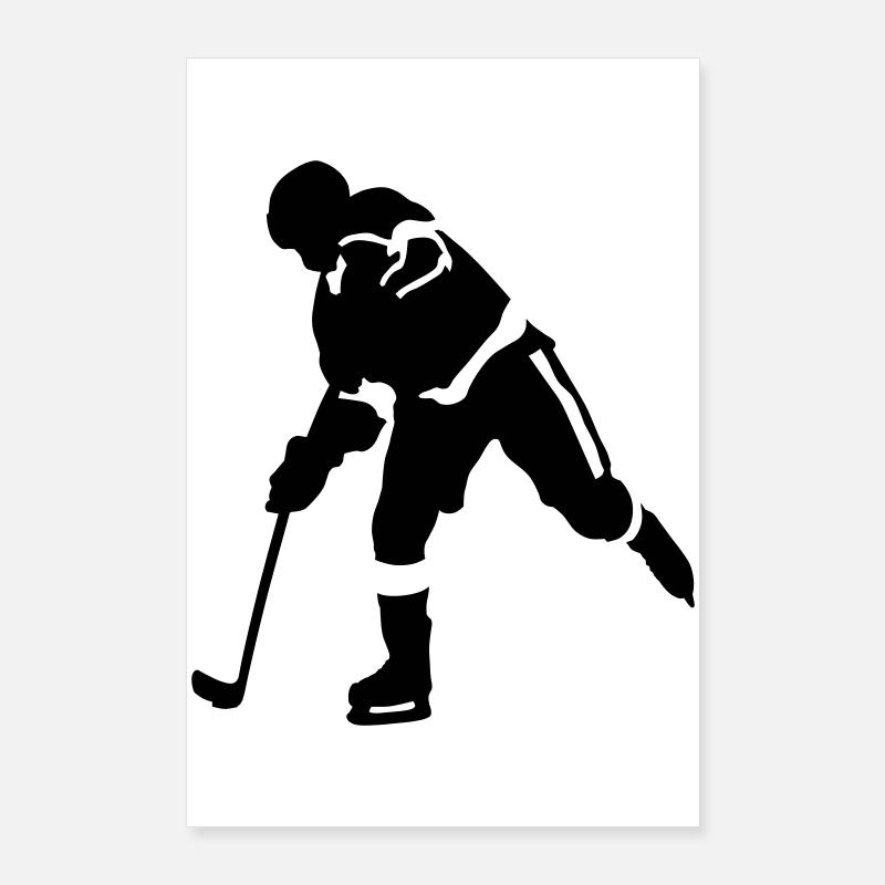 Hockey sur glace Poster 60 x 90 cm