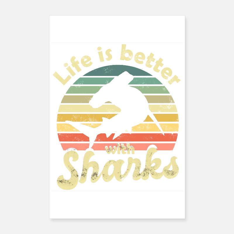 Requin-marteau Requin Poster 60 x 90 cm