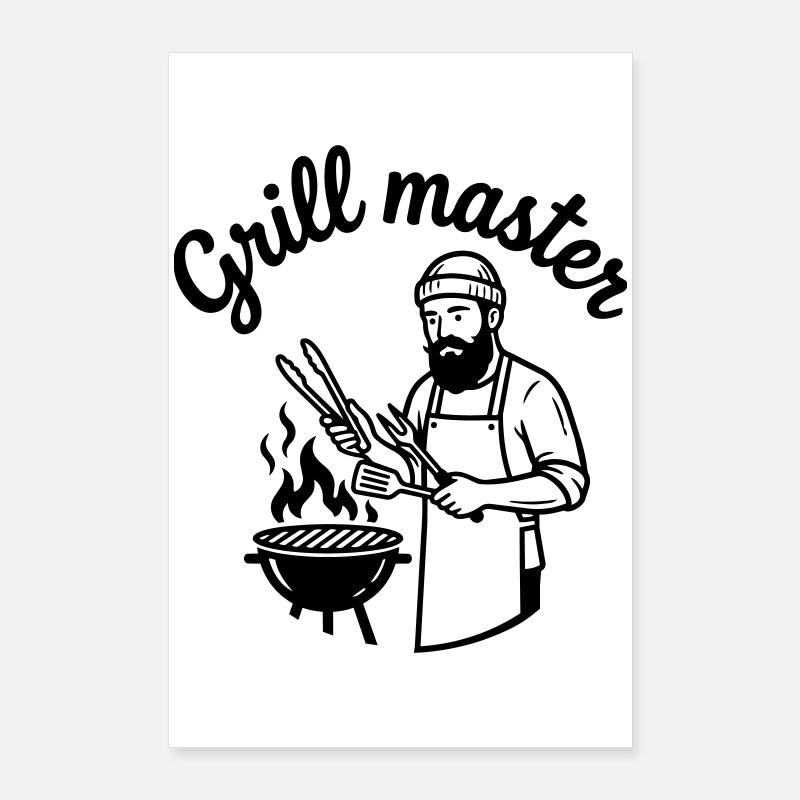 griller Poster 60 x 90 cm