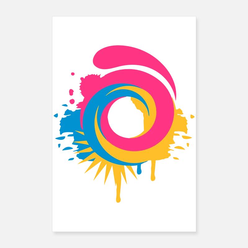 Un graffiti vortex Poster 60 x 90 cm