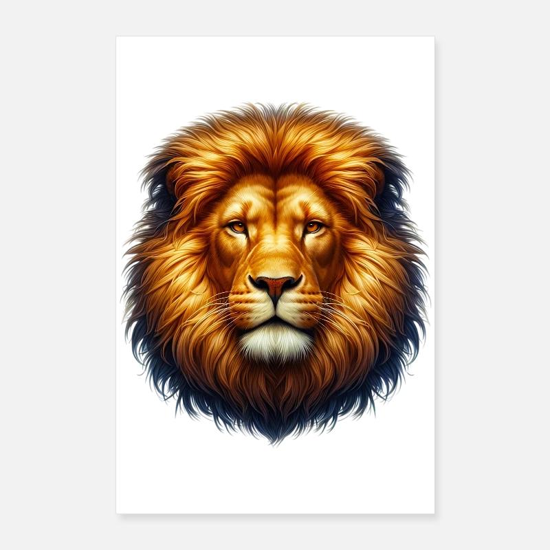 Lion Poster 60 x 90 cm
