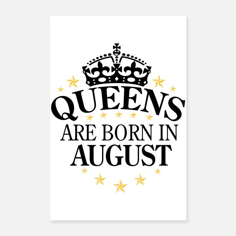 Queens août Poster 60 x 90 cm