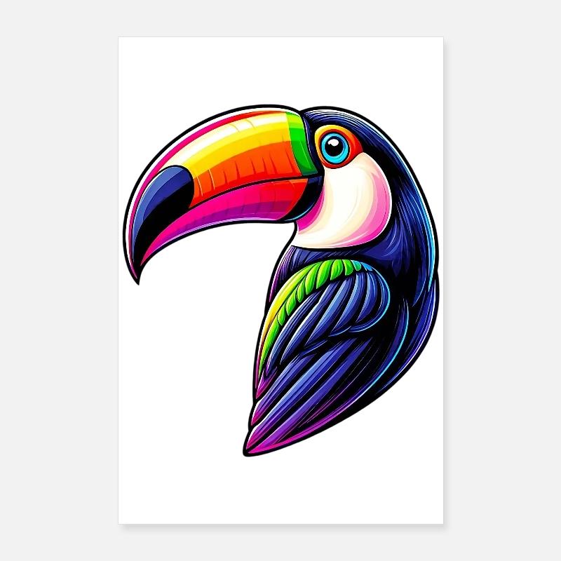 Toucan Poster 24" x 35" (60x90 cm)