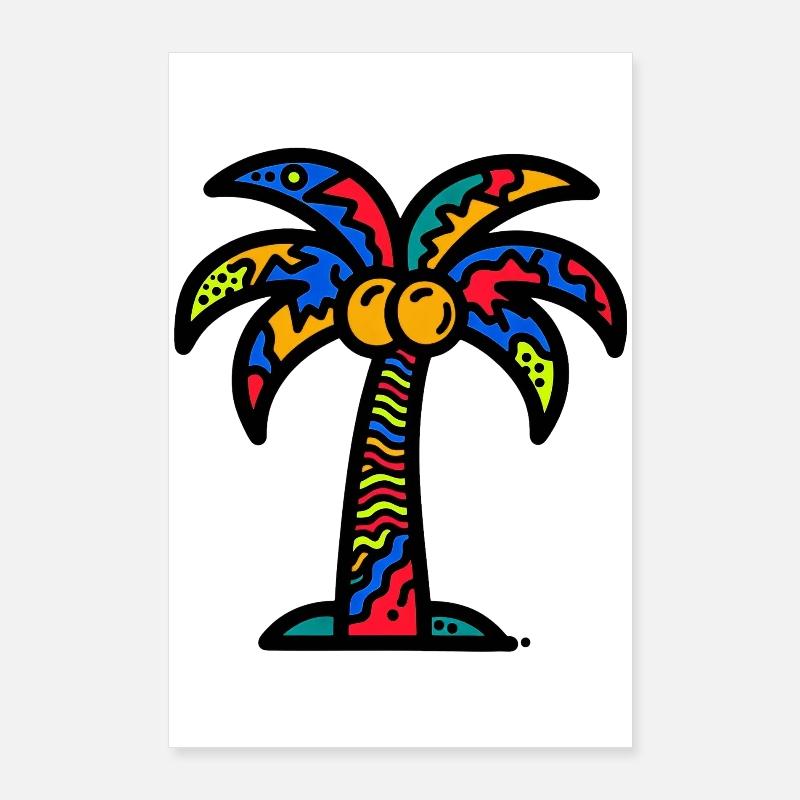 Palm tree Poster 24" x 35" (60x90 cm)