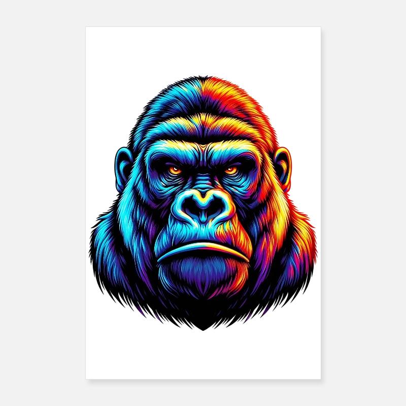 Gorilla Poster 24" x 35" (60x90 cm)