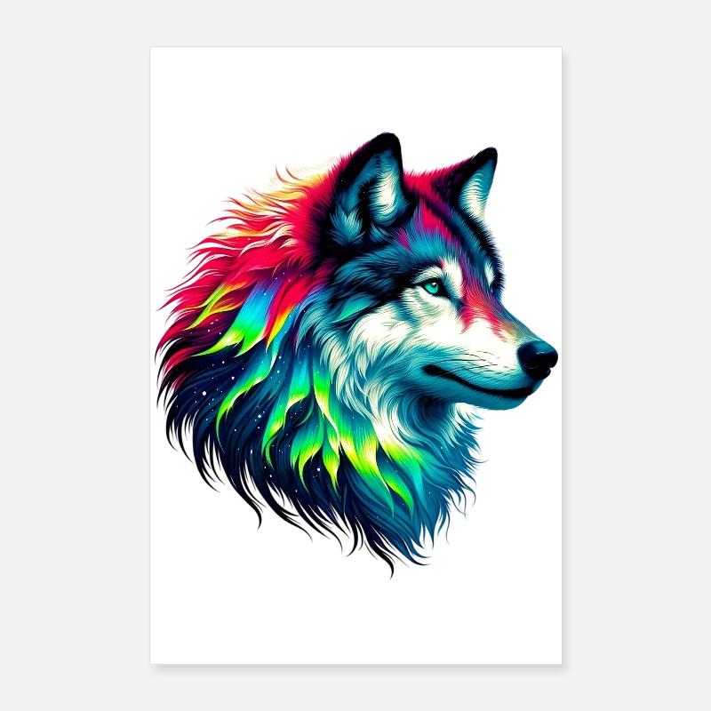 Wolf Poster 60x90 cm