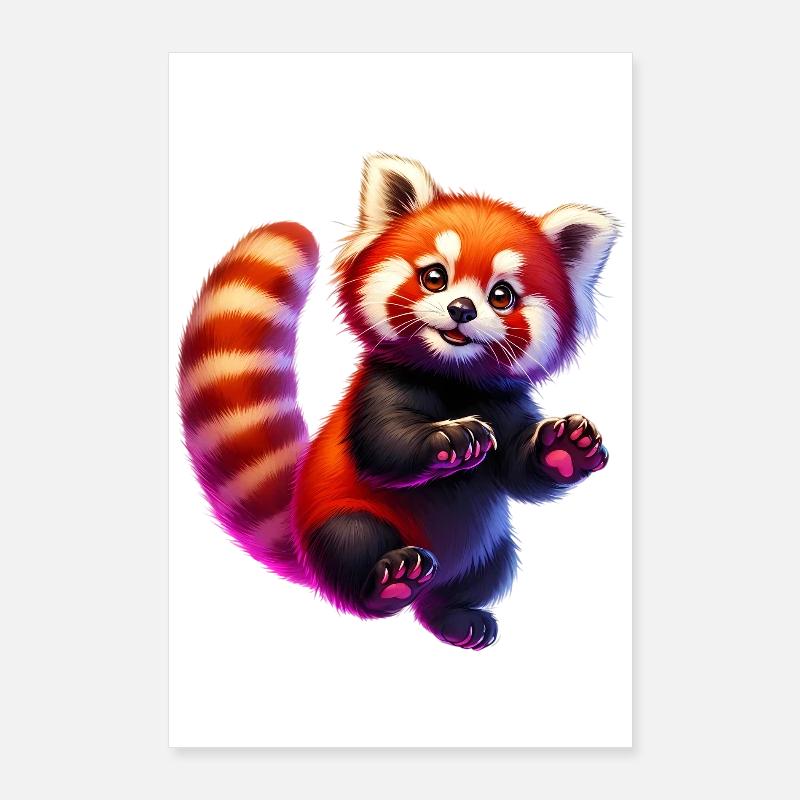 Red panda Poster 24" x 35" (60x90 cm)