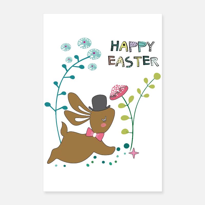 Joyeuses Pâques Poster 60 x 90 cm