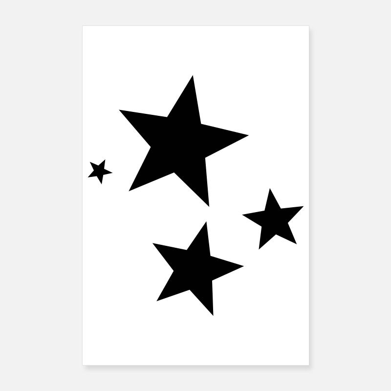Sterne Punkte Poster 60x90 cm