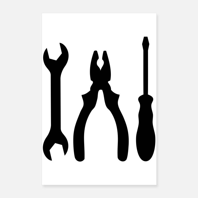 tools Poster 24" x 35" (60x90 cm)