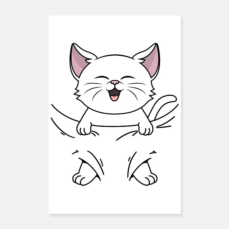 Chats, bébé chat, chaton, bébé chaton, bébé chat Poster 60 x 90 cm