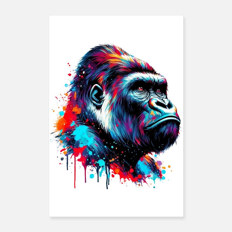 Gorilla Poster 24" x 35" (60x90 cm)