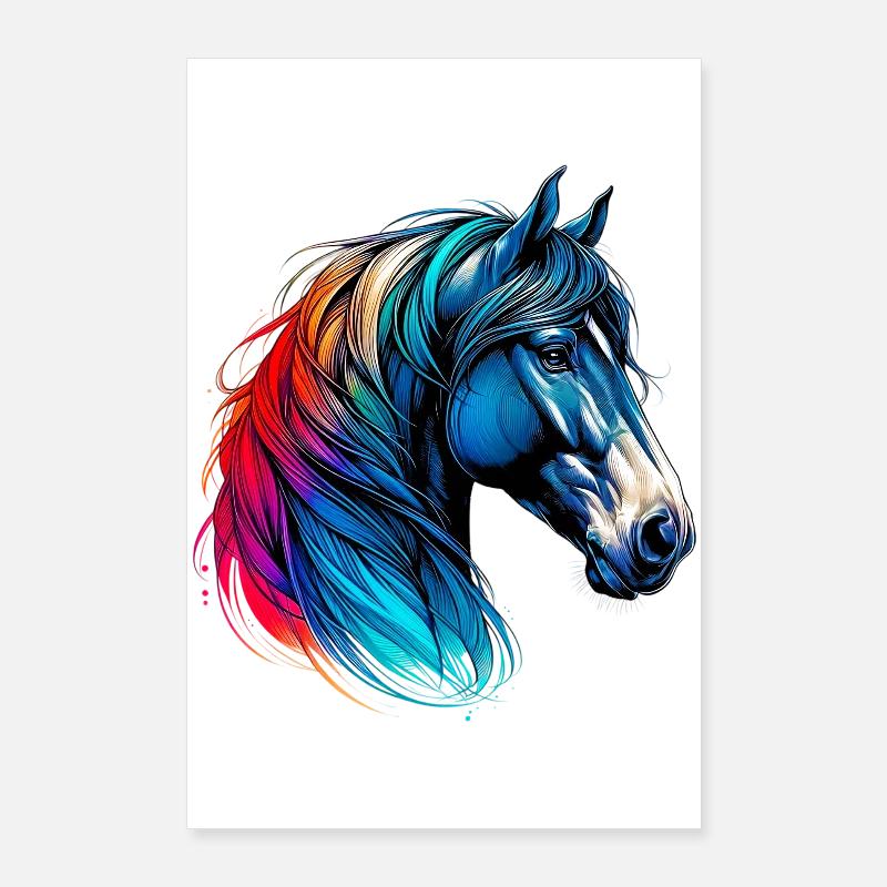 Pferd Poster 60x90 cm