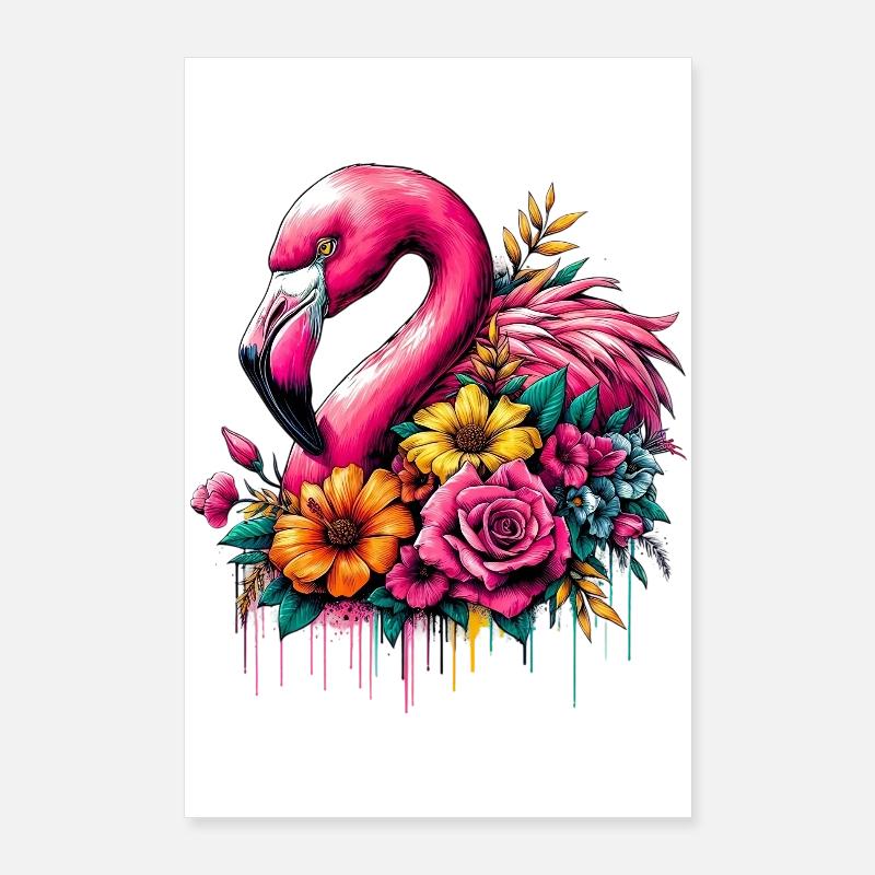 Flamingo Poster 60x90 cm