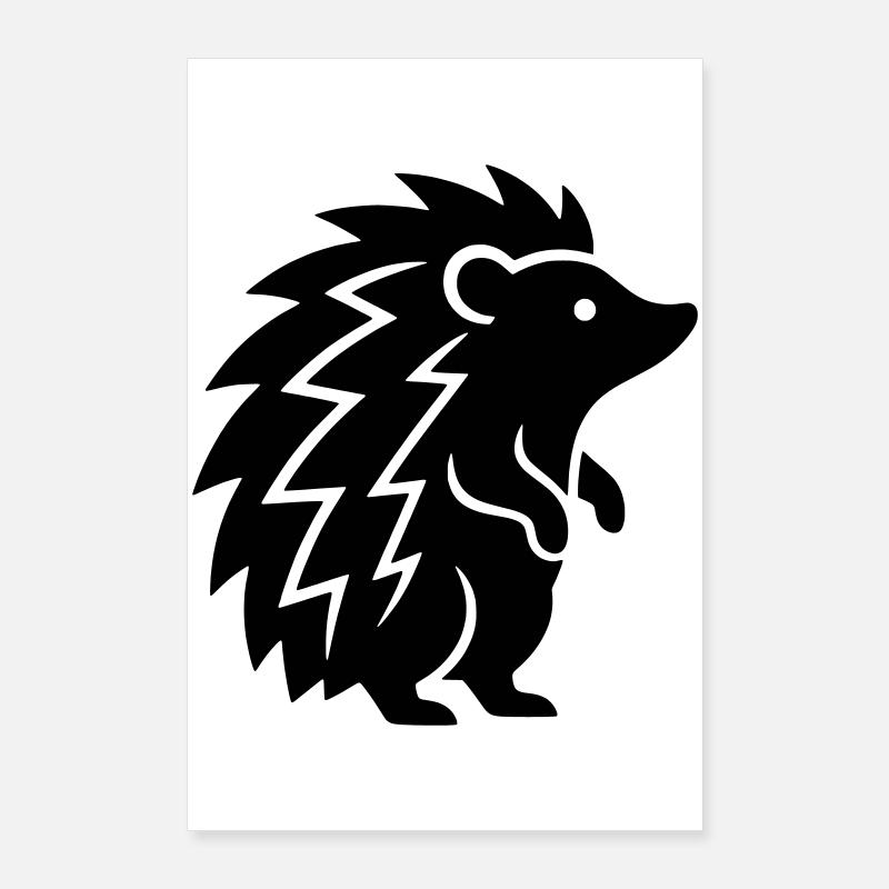 hedgehog Poster 24" x 35" (60x90 cm)
