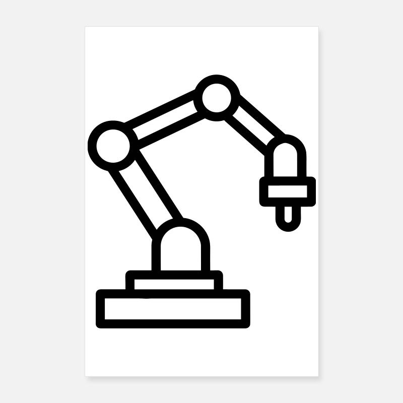 robotic arm Poster 24" x 35" (60x90 cm)