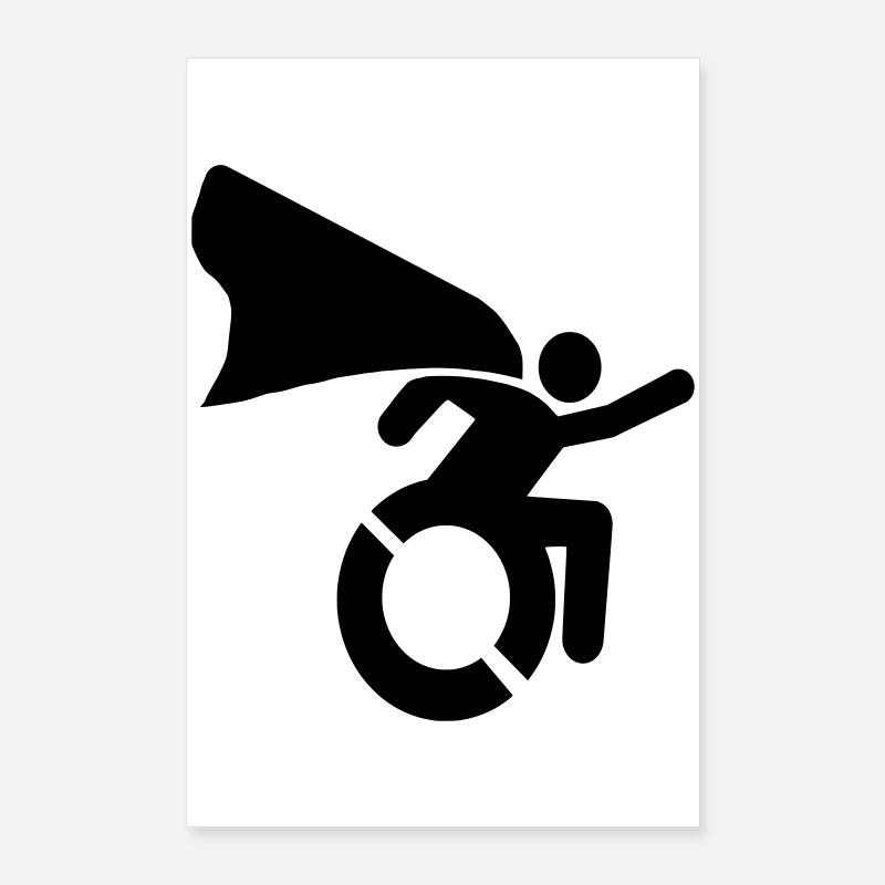 im Rollstuhl # Poster 60x90 cm