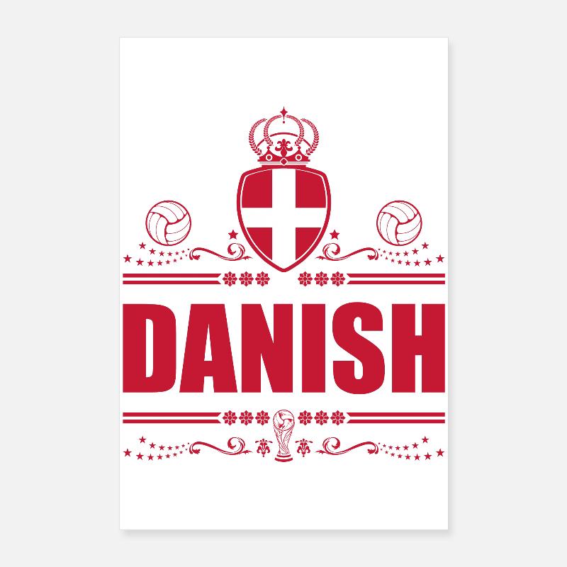 DANISH - DENMARK Poster 24" x 35" (60x90 cm)