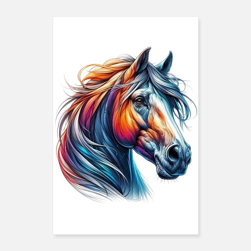 Cheval Poster 60 x 90 cm
