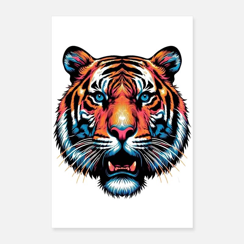 Tiger Poster 24" x 35" (60x90 cm)