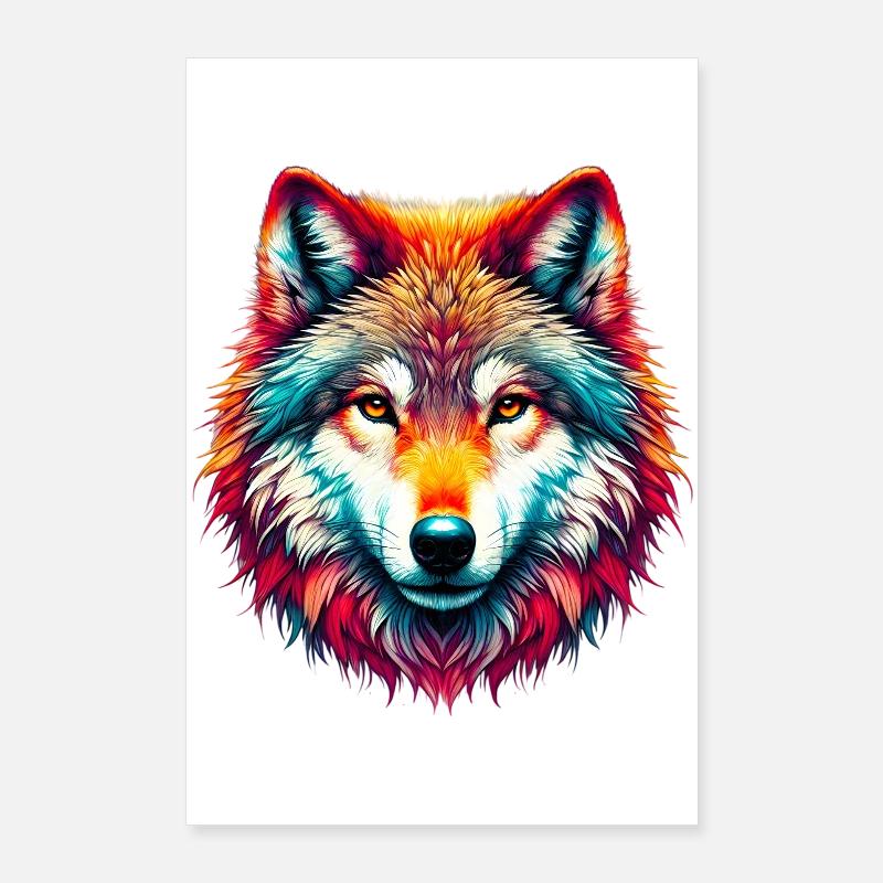 Wolf Poster 60x90 cm