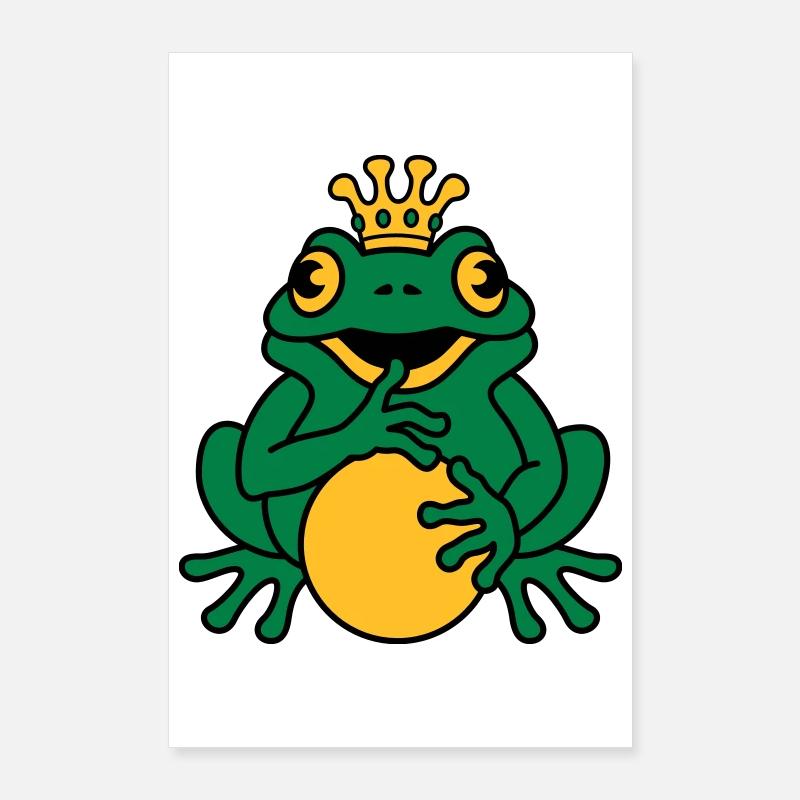 Froschkönig Poster 60x90 cm