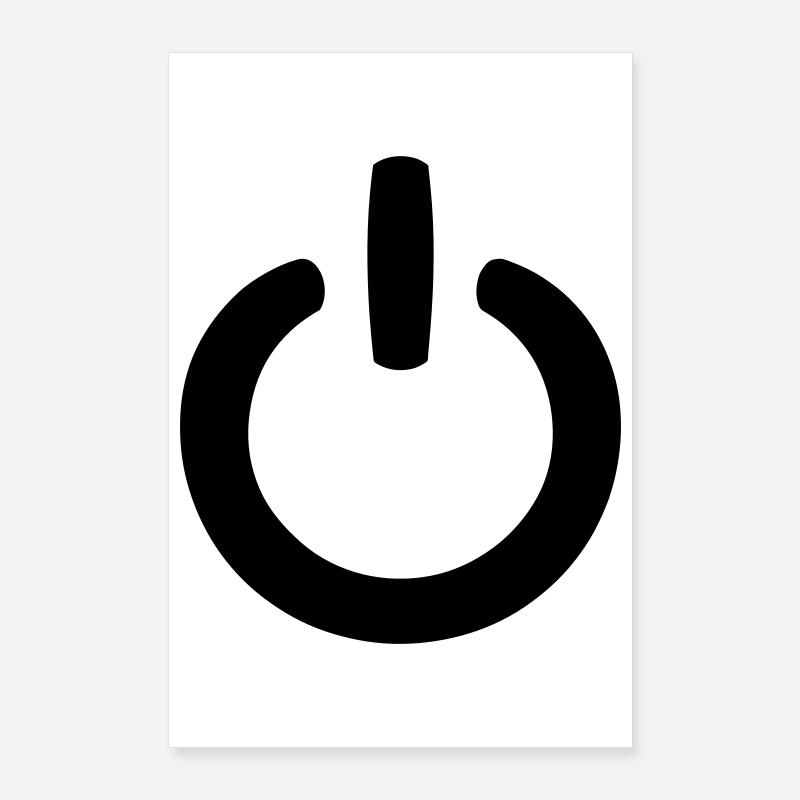 Power Symbol Poster 60x90 cm