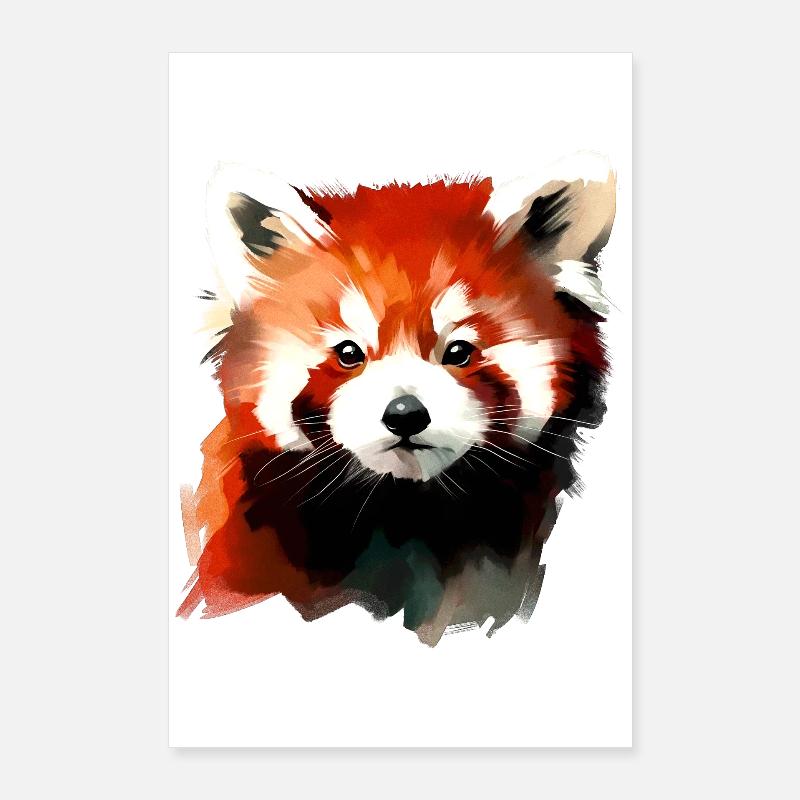red panda Poster 24" x 35" (60x90 cm)