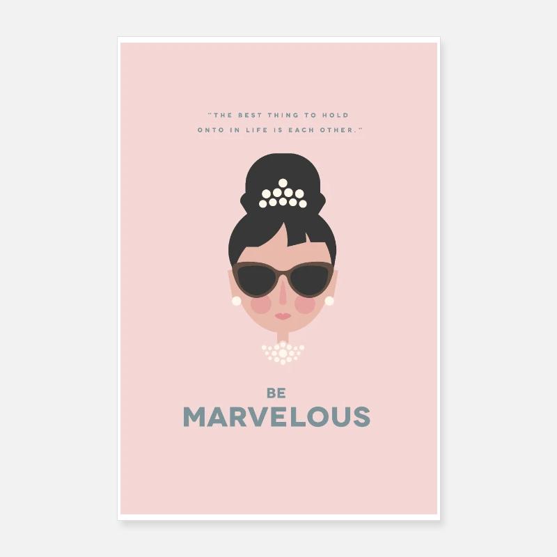 Audrey Hepburn Poster 24" x 35" (60x90 cm)