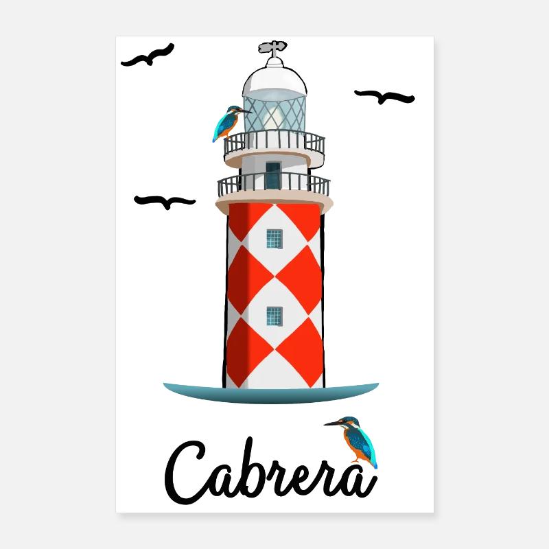 Cabrera, Balearic Island, protected area, lighthouse Poster 24" x 35" (60x90 cm)
