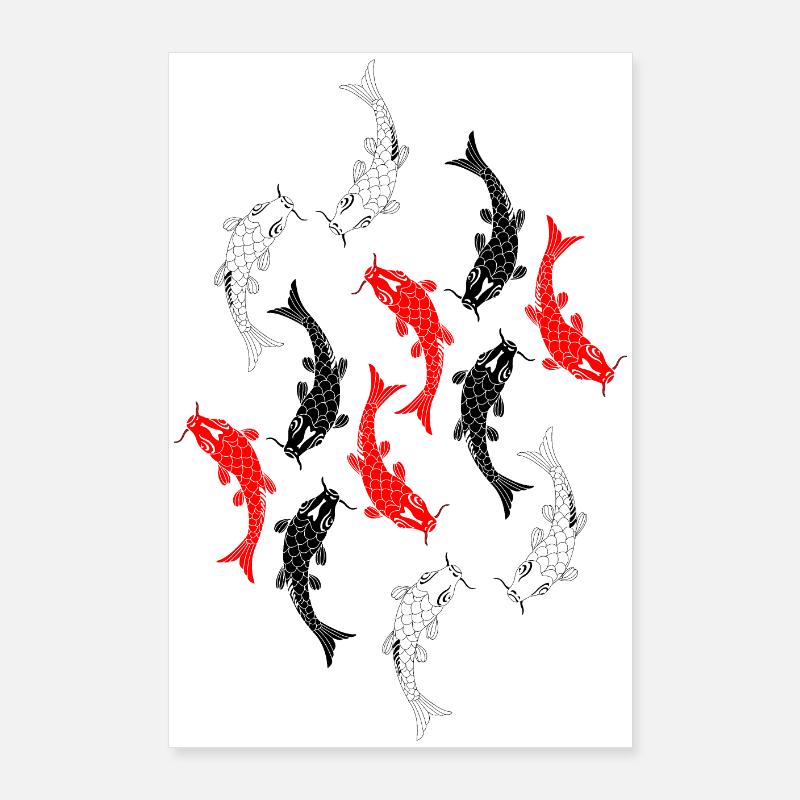Décoration de poisson Poster 60 x 90 cm