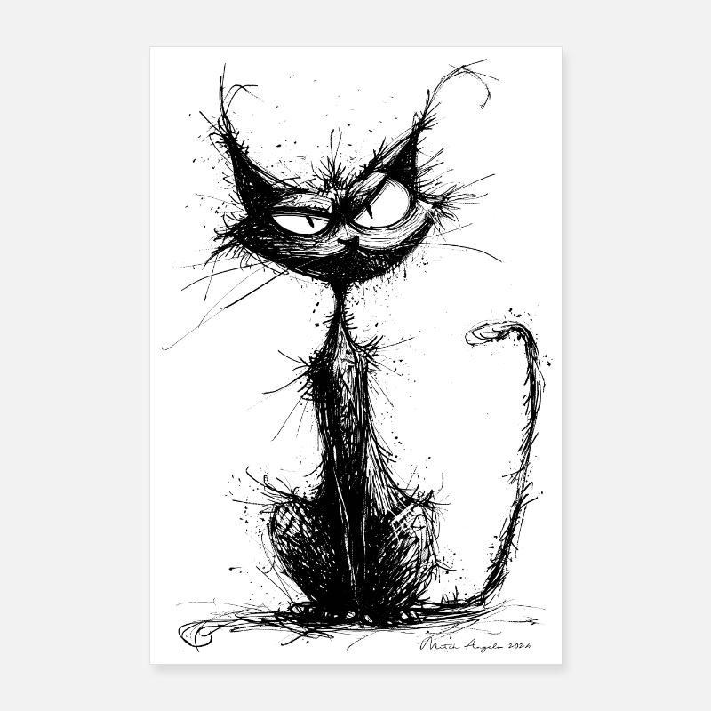 Félix le Chat de Gouttière Poster 60 x 90 cm