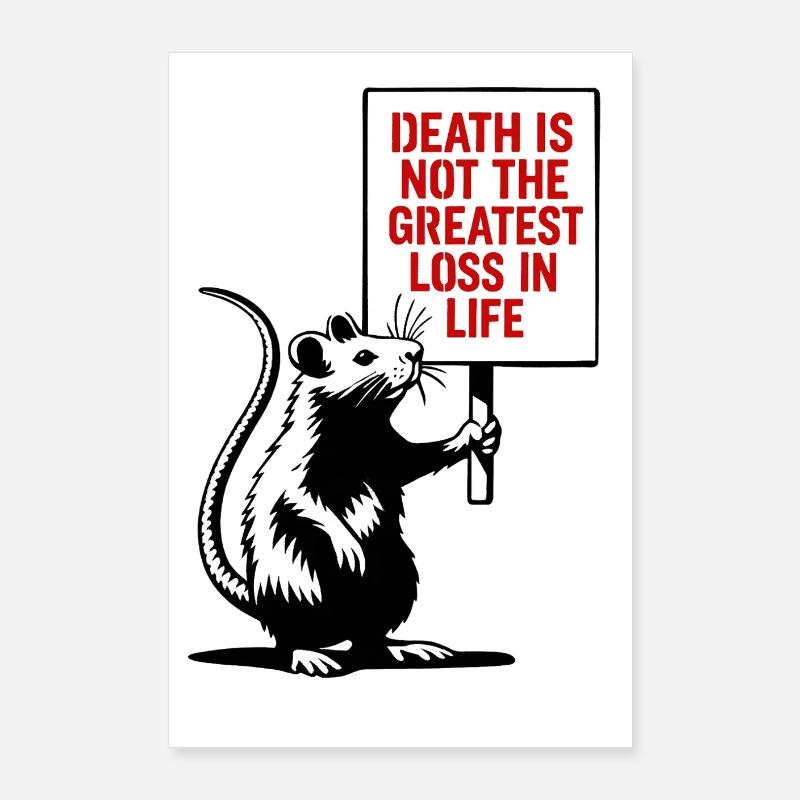 La mort n’est pas la plus grande perte Poster 60 x 90 cm