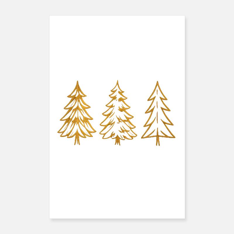 Arbre de Noël Arbre de Noël Poster 60 x 90 cm