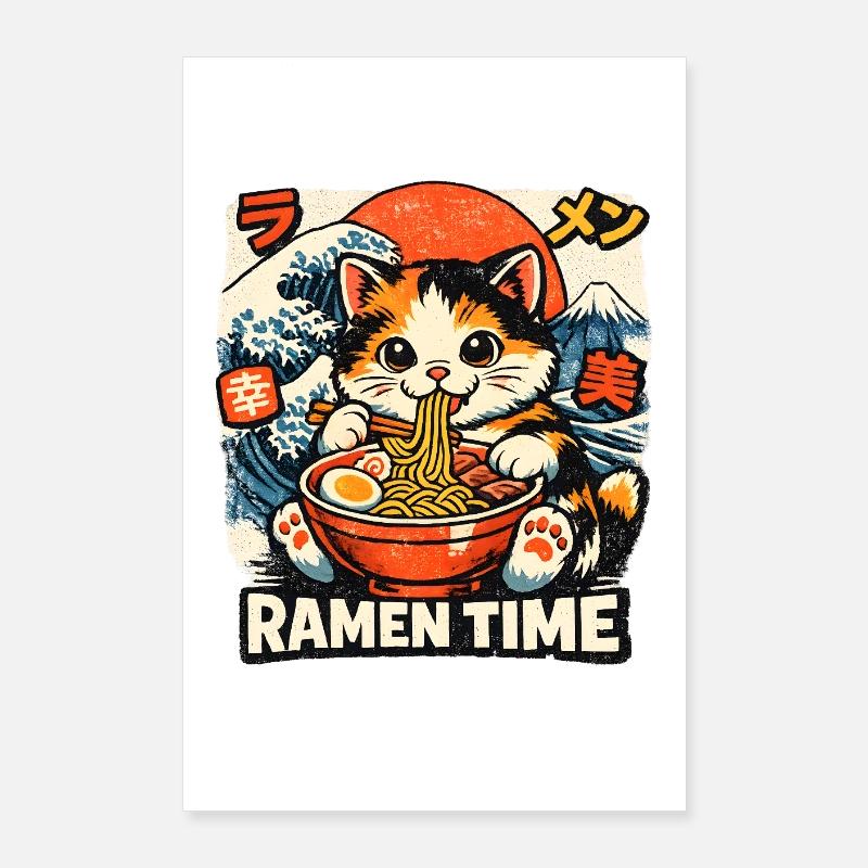Ramen Chat Poster 60 x 90 cm