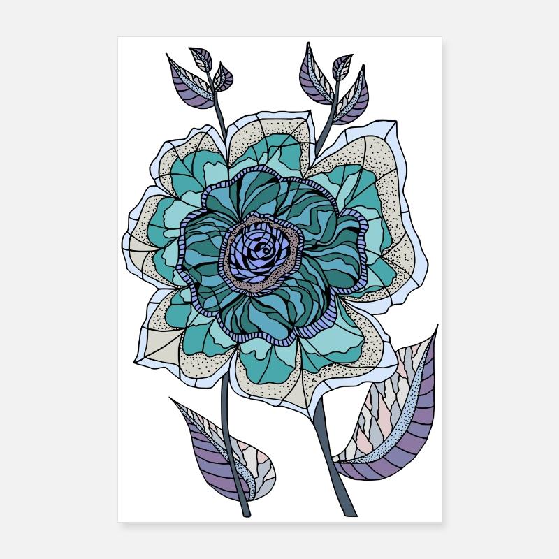Fleur Poster 60 x 90 cm