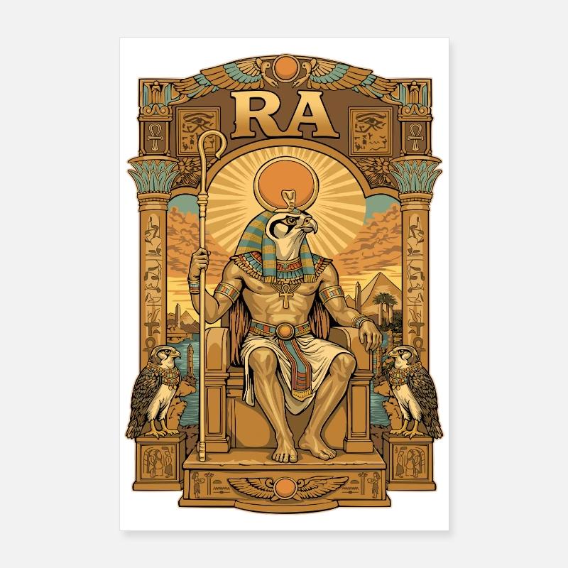 Trône RA Poster 60 x 90 cm