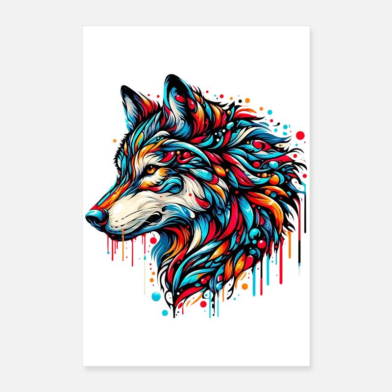 Wolf Poster 60x90 cm