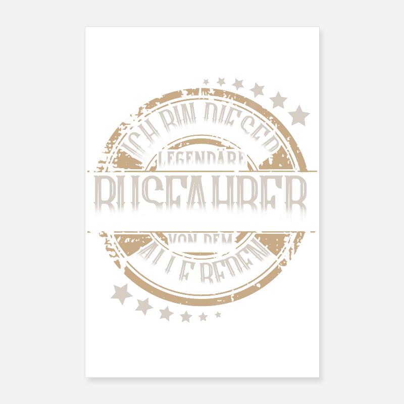 Busfahrer Poster 60x90 cm