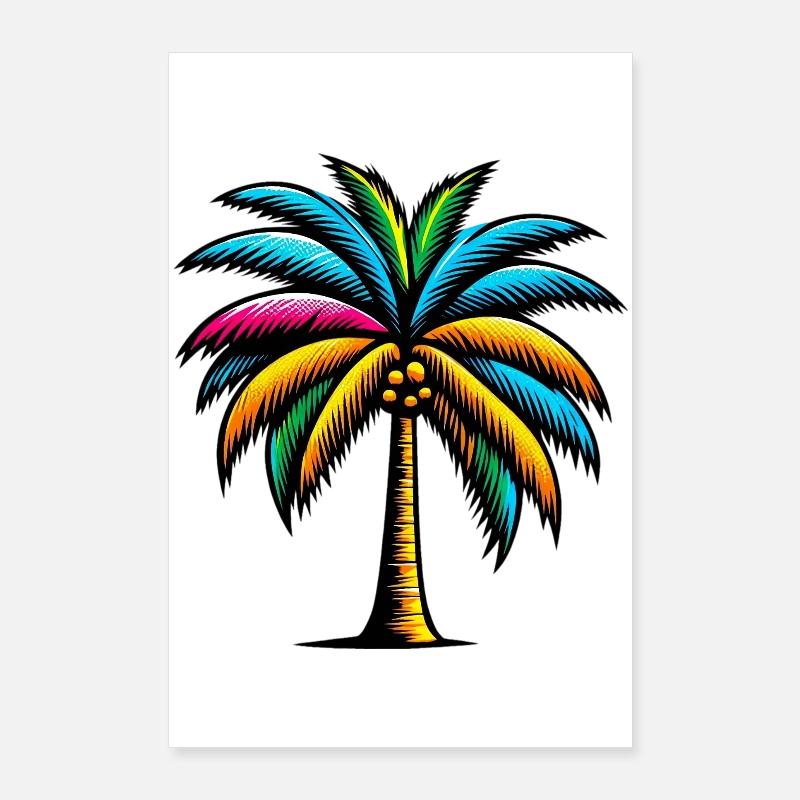Palmier Poster 60 x 90 cm