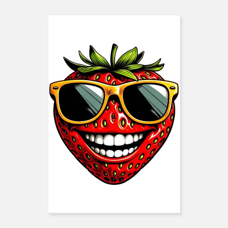 Erdbeeren Erdbeeren Poster 60x90 cm