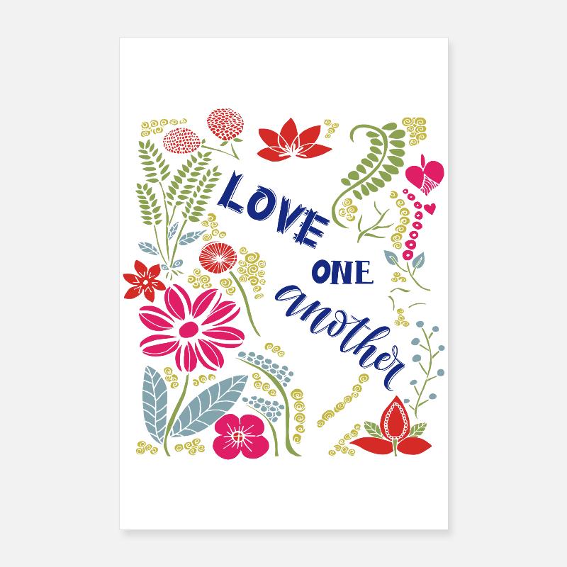 Love One Another Poster 24" x 35" (60x90 cm)