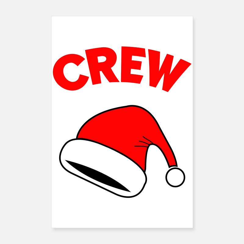 Équipage du Père Noël Poster 60 x 90 cm