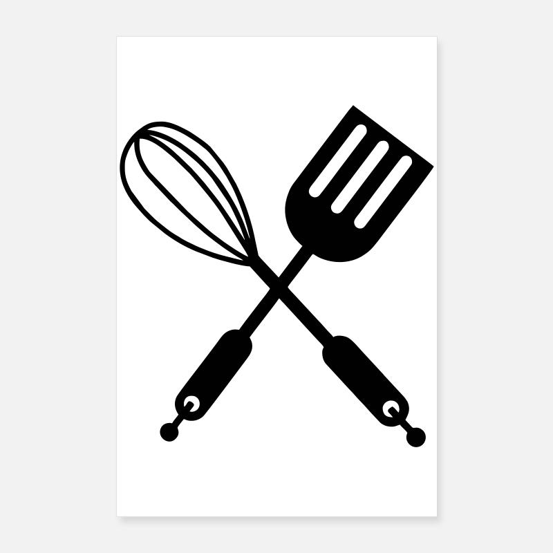 Kitchen utensils Poster 24" x 35" (60x90 cm)
